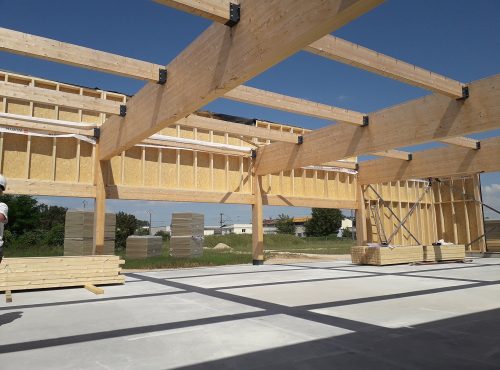 Bourg en bresse Salle des Fetes Charpente Nugues Bourgogne Saone et Loire 71 Bois Ossature Couverture Zinguerie 20